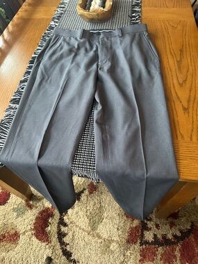green emerald velvet dress Haggar H26 Men's Slim Fit Skinny Suit Pants